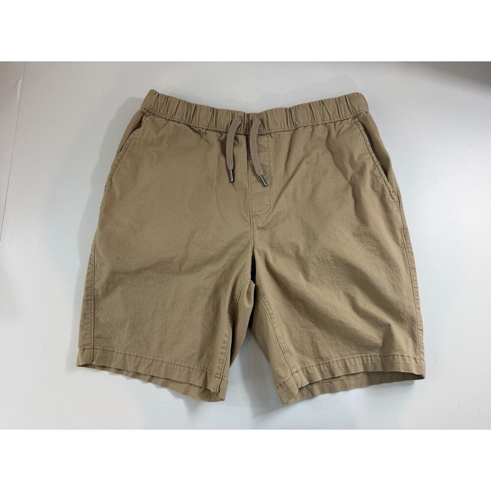 Sonoma Goods For Life Men's Pull On Tan Khaki Drawstring Shorts Size 34